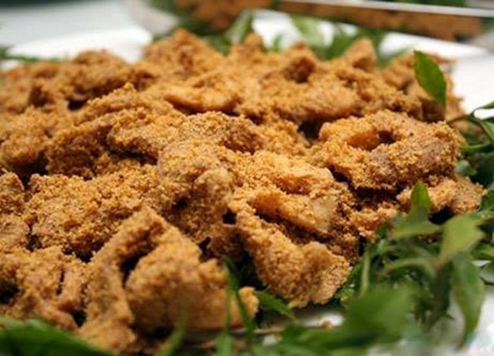 Thịt chua Tuyên Quang được ủ và lên men tự nhiên